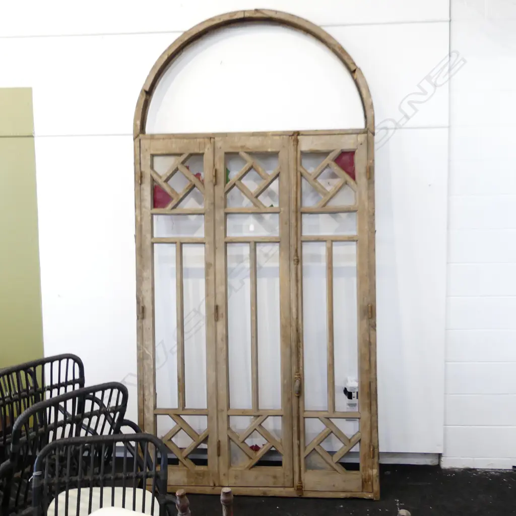 LG MEDITERRANEAN WOODEN DOOR FRAME 2800x1400mm Image 1++