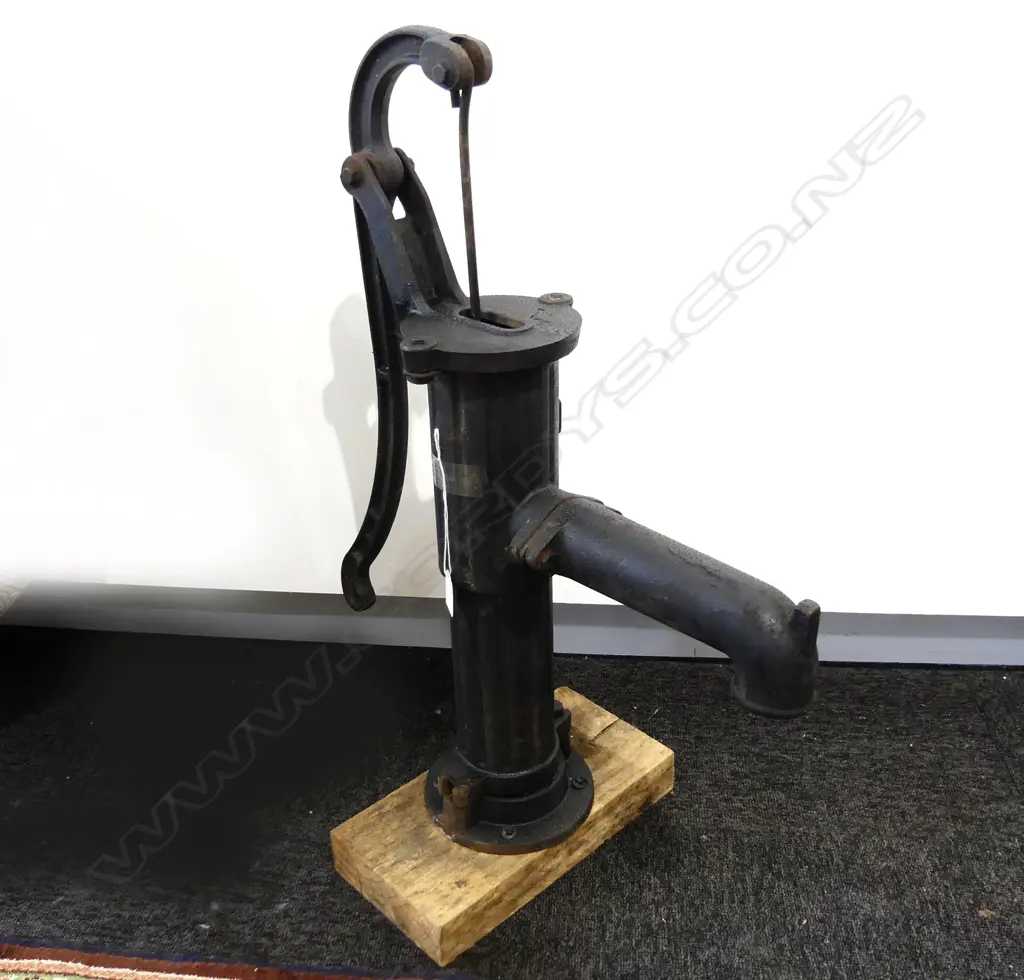 VINTAGE CAST IRON WATER PUMP H.710mm Image 1++
