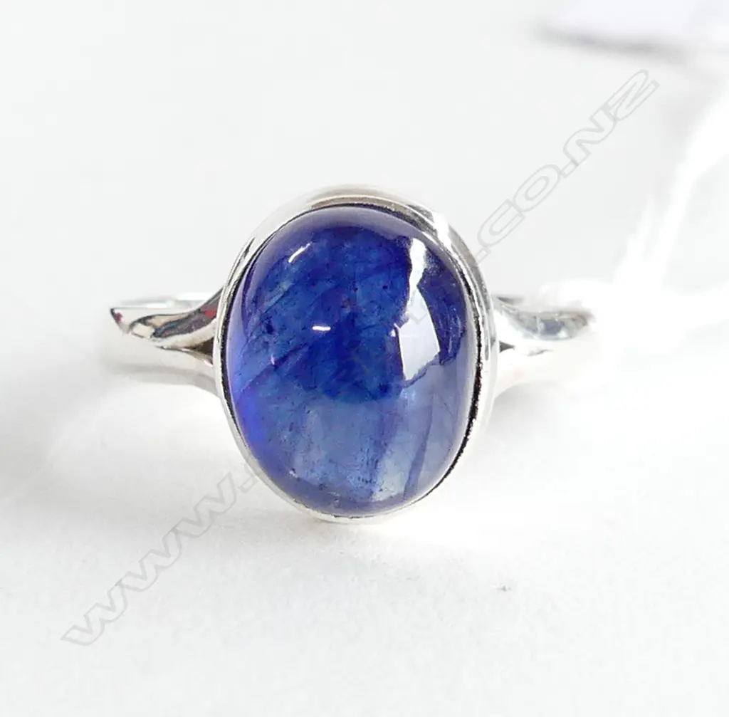 KYANITE & 925 SILVER RING size p Image 1++