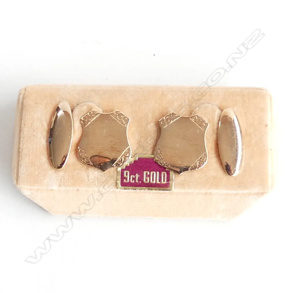   9CT GOLD CUFFLINKS 4GM  Image 1++