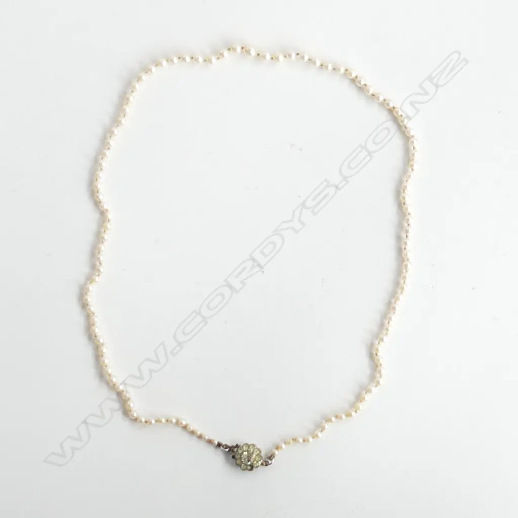  STRING OF SMALL CULTURED PEARLS 24CM  Image 1++