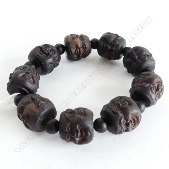 BUDDHA HEAD BEAD BANGLE