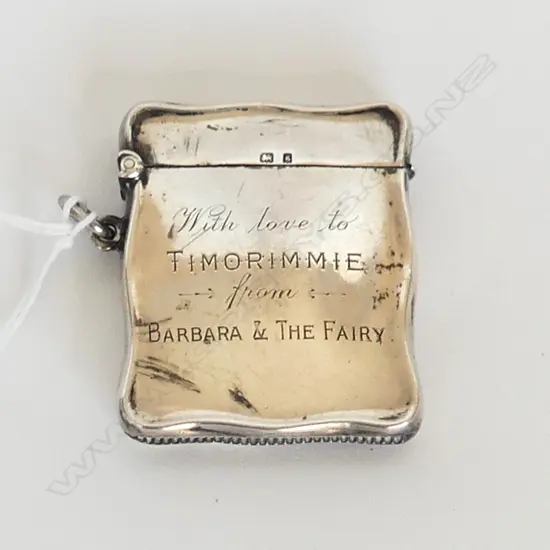 S/SILVER VESTA BOX 38grms