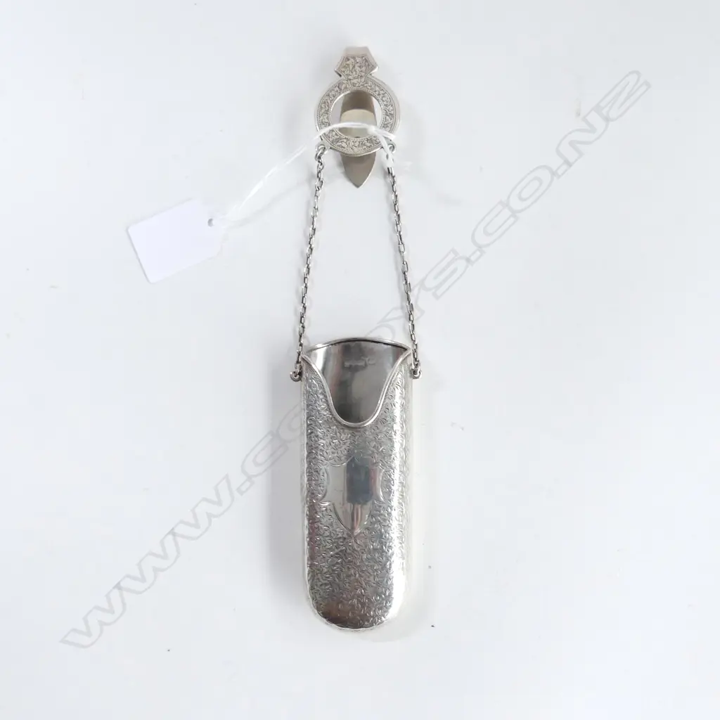 VINTAGE STG SILVER SPECTACLE CASE, BIRM. 1905, 51.4GMS Image 1++