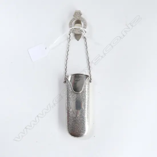 VINTAGE STG SILVER SPECTACLE CASE, BIRM. 1905, 51.4GMS