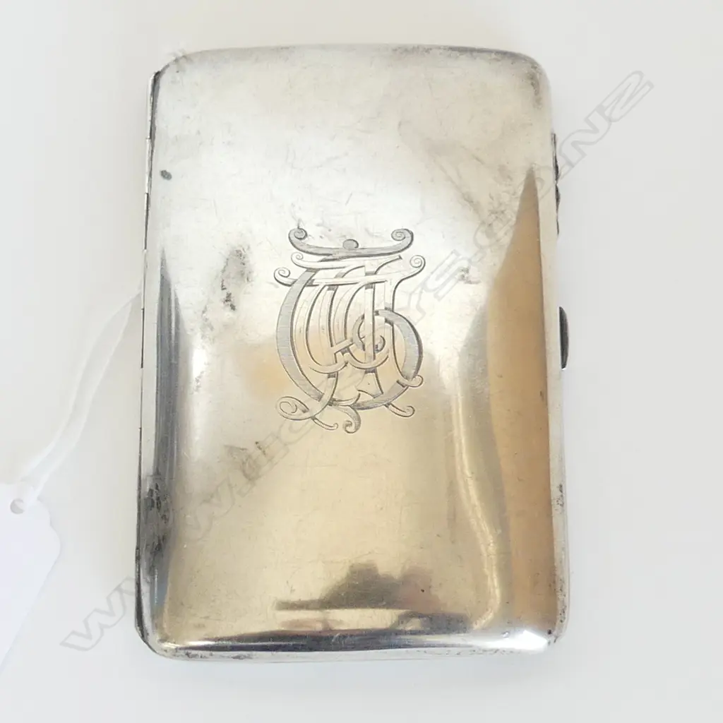 S/SILVER CIGAR CASE L130MM 187grms Image 1++