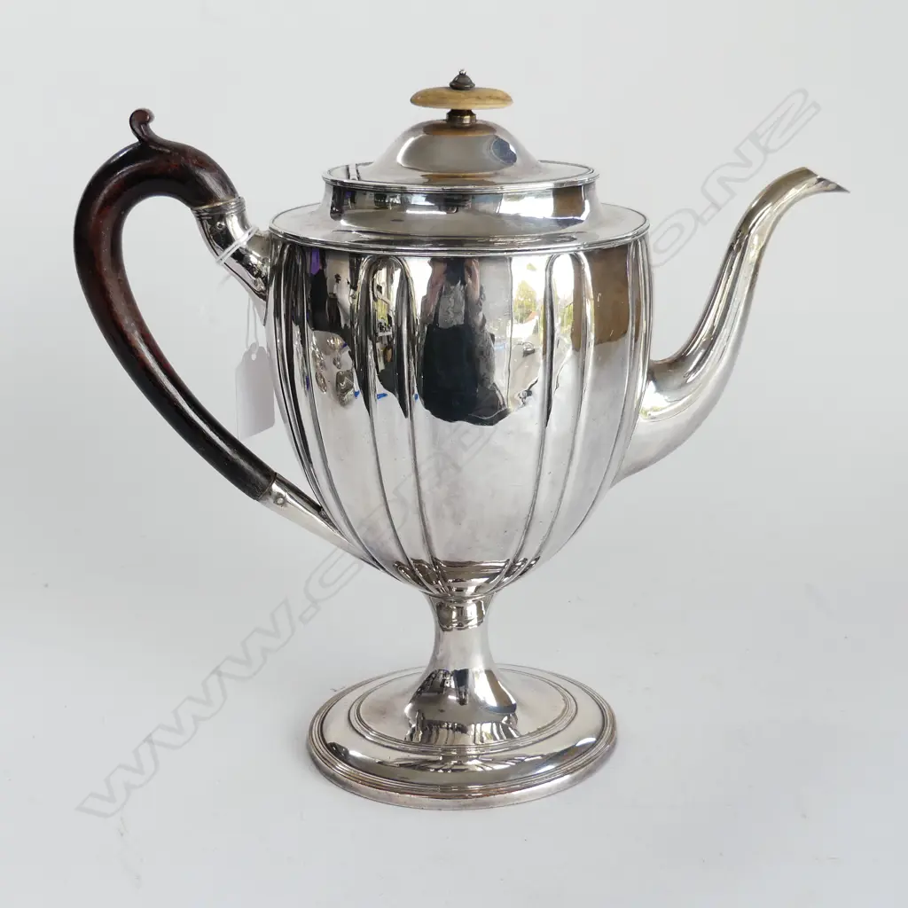  Georgian Sheffield plate Coffee Pot,  Image 1++