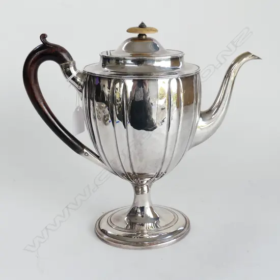  Georgian Sheffield plate Coffee Pot, 
