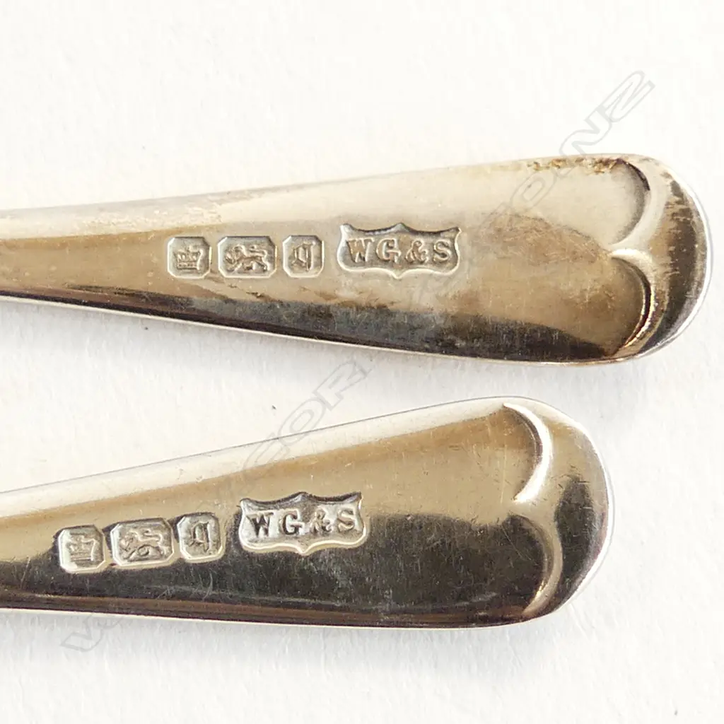 STG SILVER; SET 5 COFFEE SPOONS + SET 6 COFFEE SPOONS & 5 ASST MUSTARD SPOONS 199GMS Image 1++