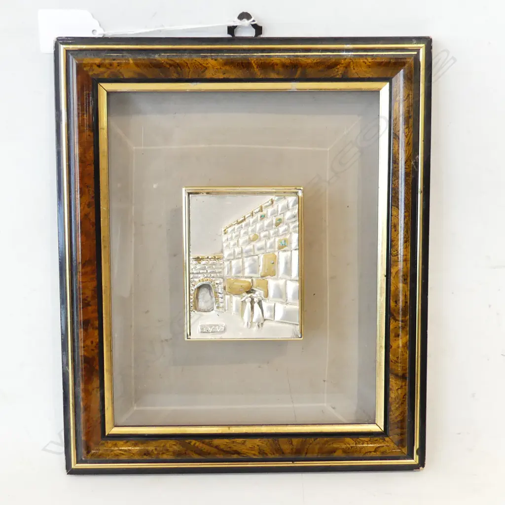 925 STG SILVER ARTWORK BY SAAD, ISRAEL 80x60mm Image 1++