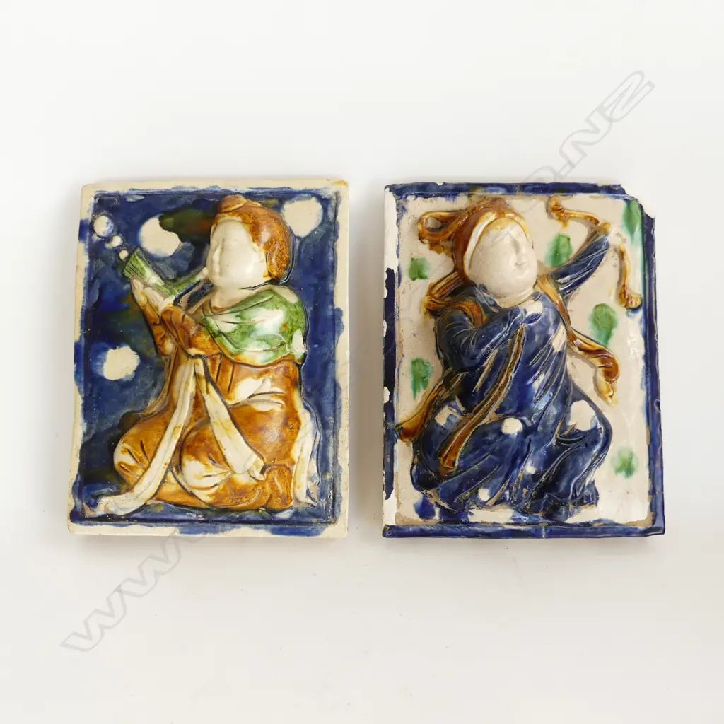 PR GLAZED CHINESE PANELS (1 FAULTED) 230x175mm Image 1++
