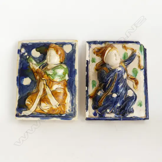 PR GLAZED CHINESE PANELS (1 FAULTED) 230x175mm