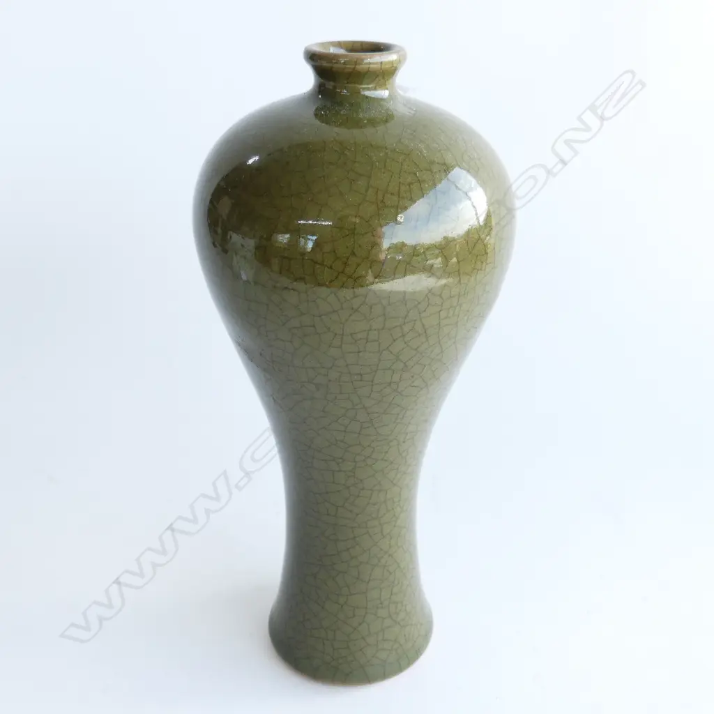 ORIENTAL CRACKLE GLAZE VASE H.220mm Image 1++