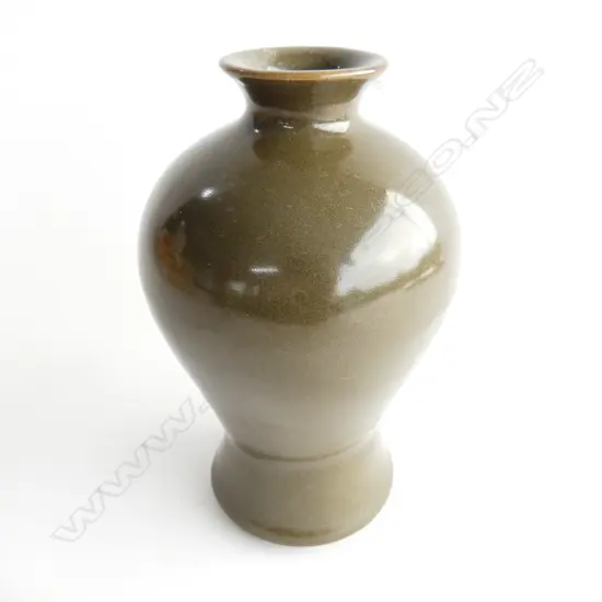 ORIENTAL TEA GLAZE VASE H.170mm