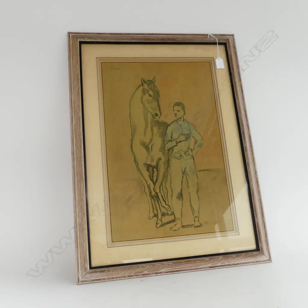TATE GALLERY LONDON LITHOGRAPHIC PRINT ' BOY LEADING THE HORSE' BY PABLO PICASSO 330 x 520mm Image 1++