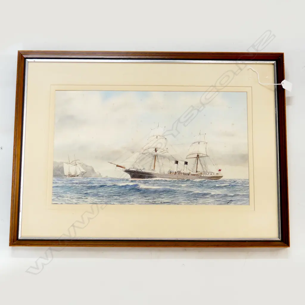 ROGER MORRIS SAILBOAT W/C 1981 295x495mm (foxing) Image 1++