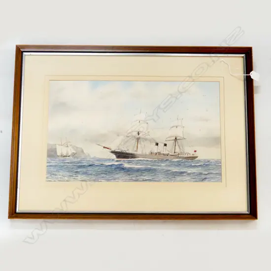 ROGER MORRIS SAILBOAT W/C 1981 295x495mm (foxing)
