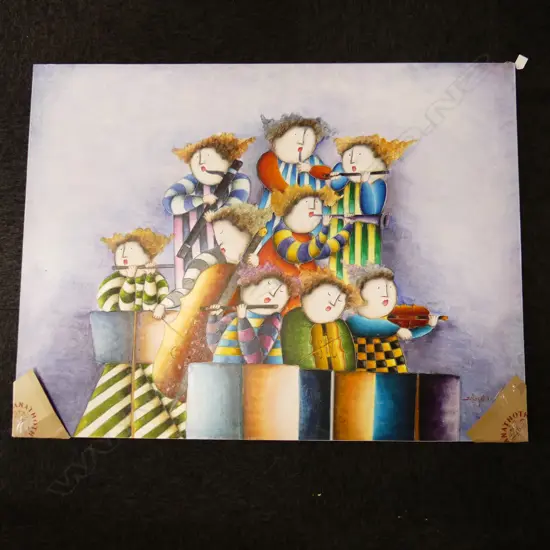 LG JOYCE ROYBAL MUSICIANS PRINT 900x1190mm