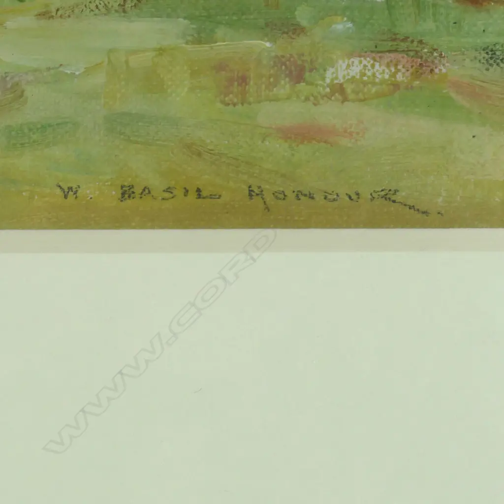 BASIL HONOUR 'IN THE MAKARORA VALLEY' OIL ON BOARD 330x550mm Image 1++