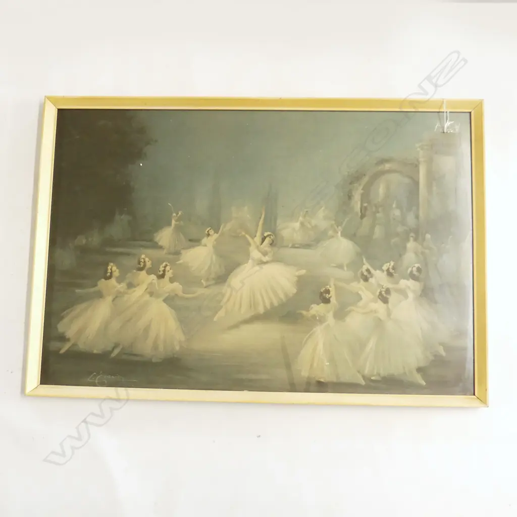LG RETRO BALLET PRINT - CARLOTTA EDWARDS 600x900mm Image 1++