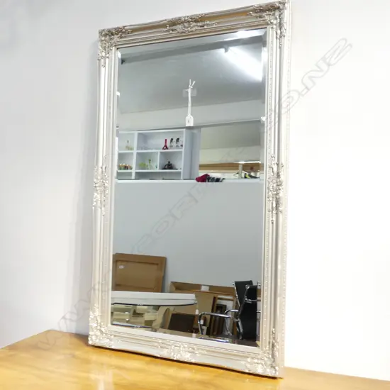 LG SILVER FRAMED MIRROR 1140x740mm