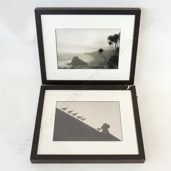 2 B/W ARTISTIC NZ PHOTOGRAPHS 270x340mm