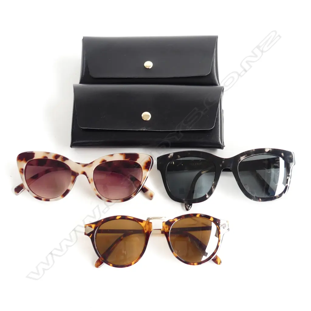 3 PRS SUNGLASSES; ELLERY w. PERSCRIPTION Image 1++