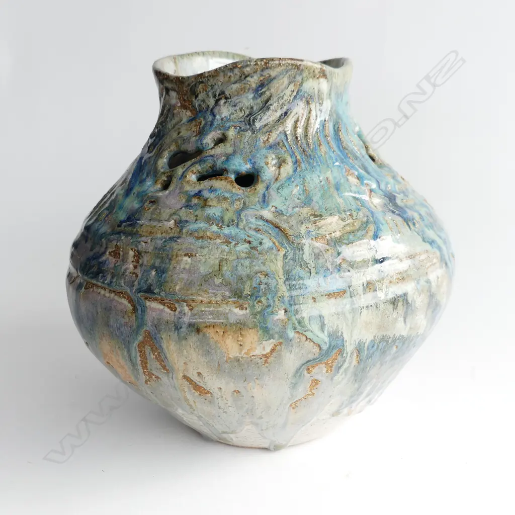 LARGE CERAMIC GLAZED VASE H 260 MM Image 1++
