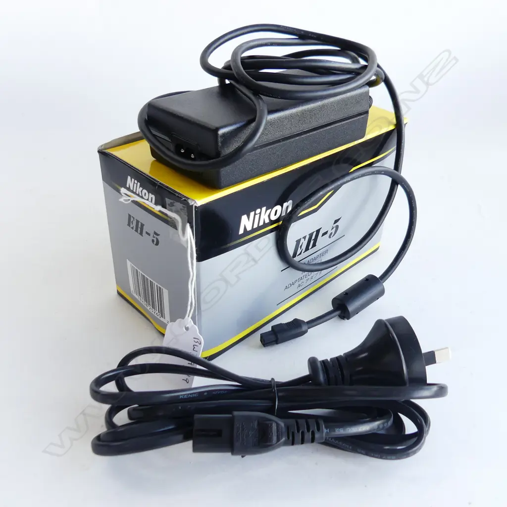 NIKON EH-5 AC ADAPTER w. INSTRUCTIONS IN ORIG. BOX Image 1++