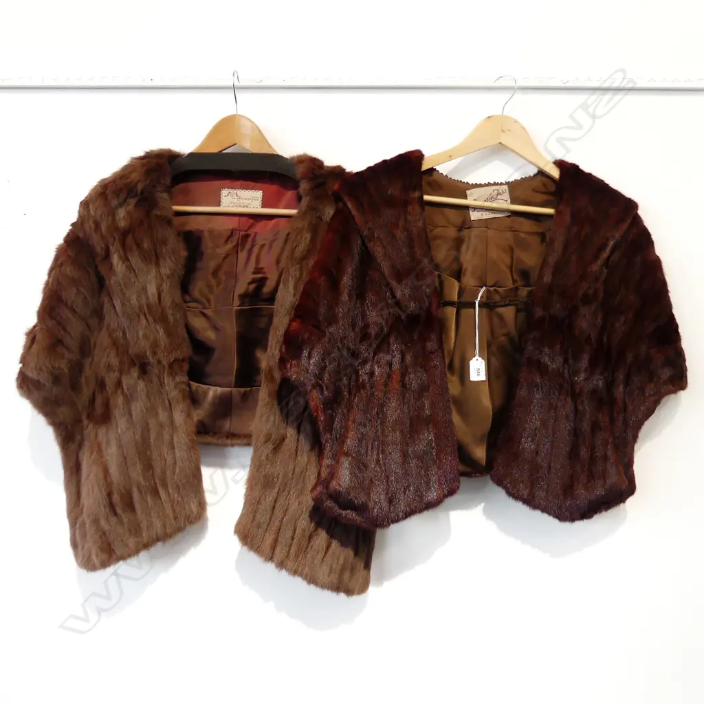 2 FUR STOLES; STERNS & HARTMAN Image 1++