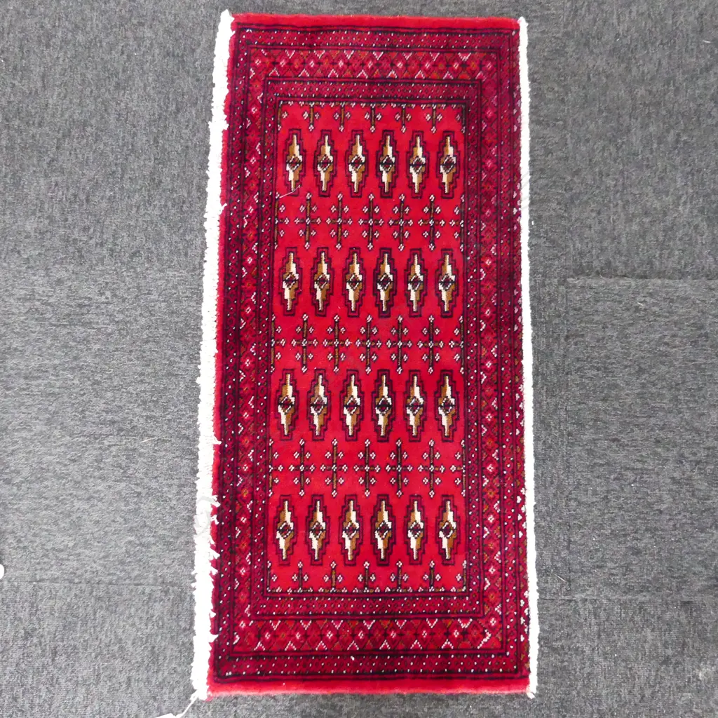 SMALL H/KNOTTED BALUCHI RUG 1080mm x 500mm Image 1++
