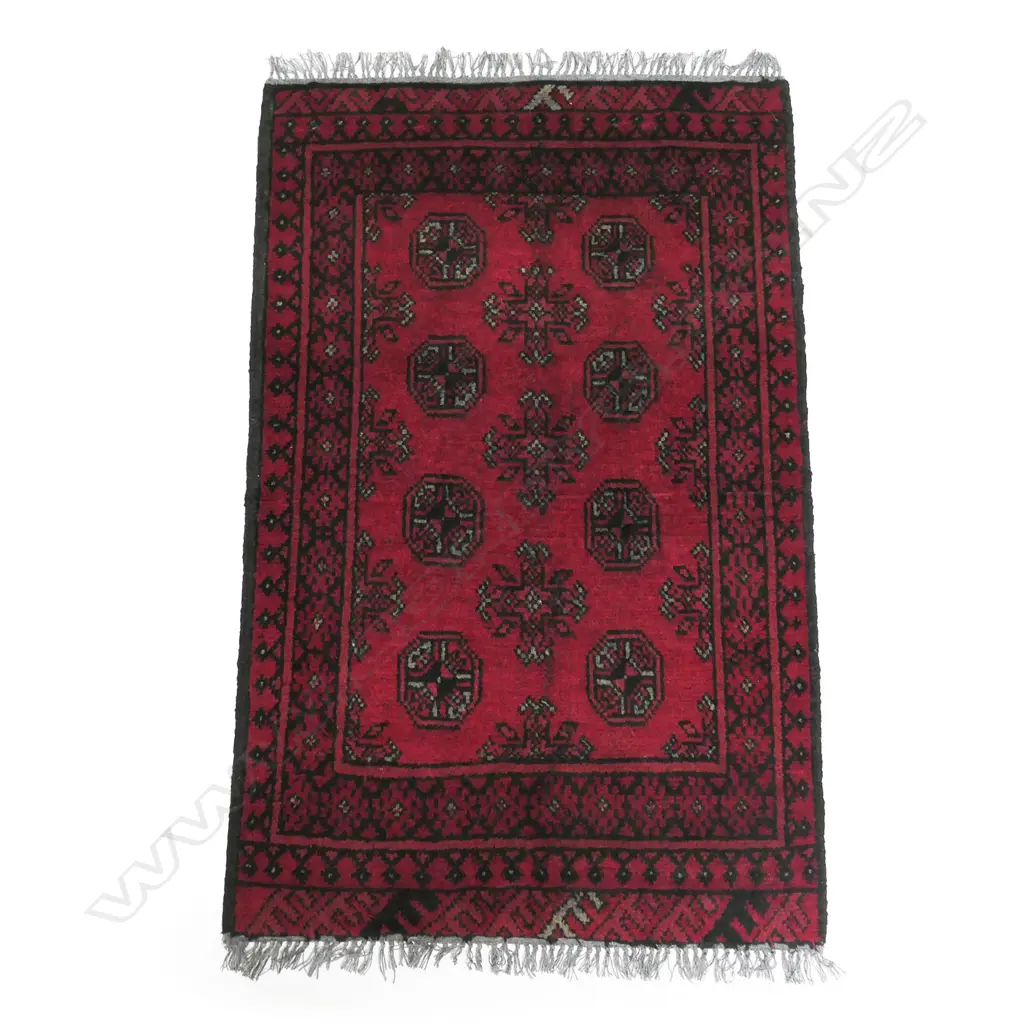 HAND-KNOTTED TURKMAN RUG, 1160 x 800mm Image 1++