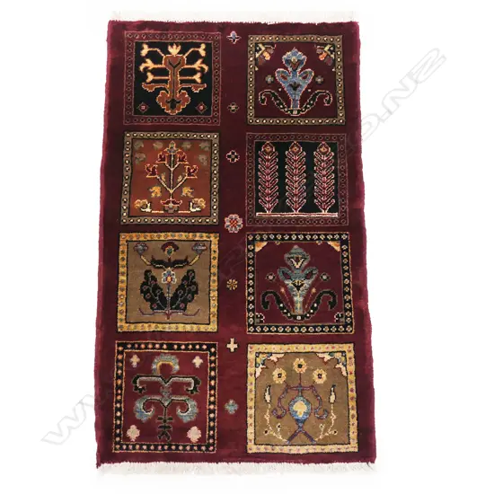 HAND-KNOTTED ANDKHOY RUG, 1100 x 660mm