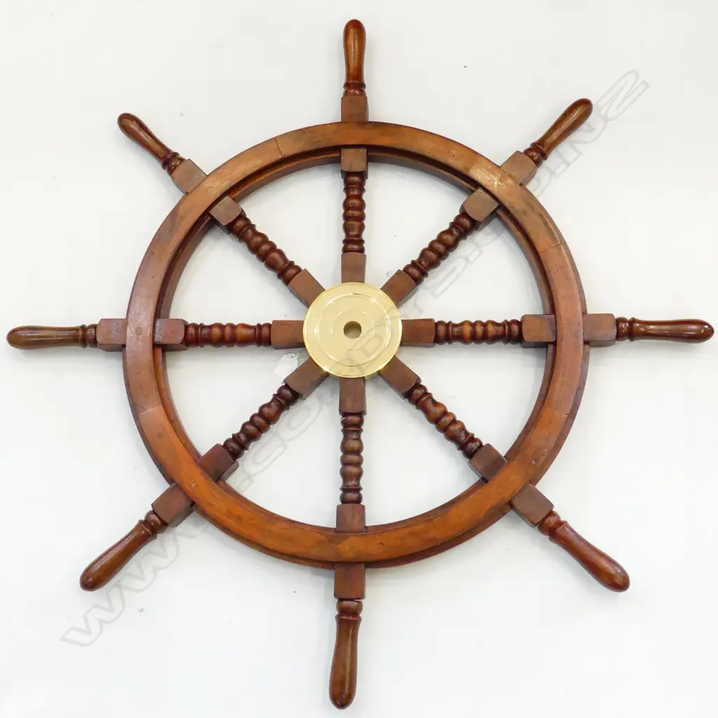 REPRODUCTION SHIPS WHEEL 940mm dia Image 1++
