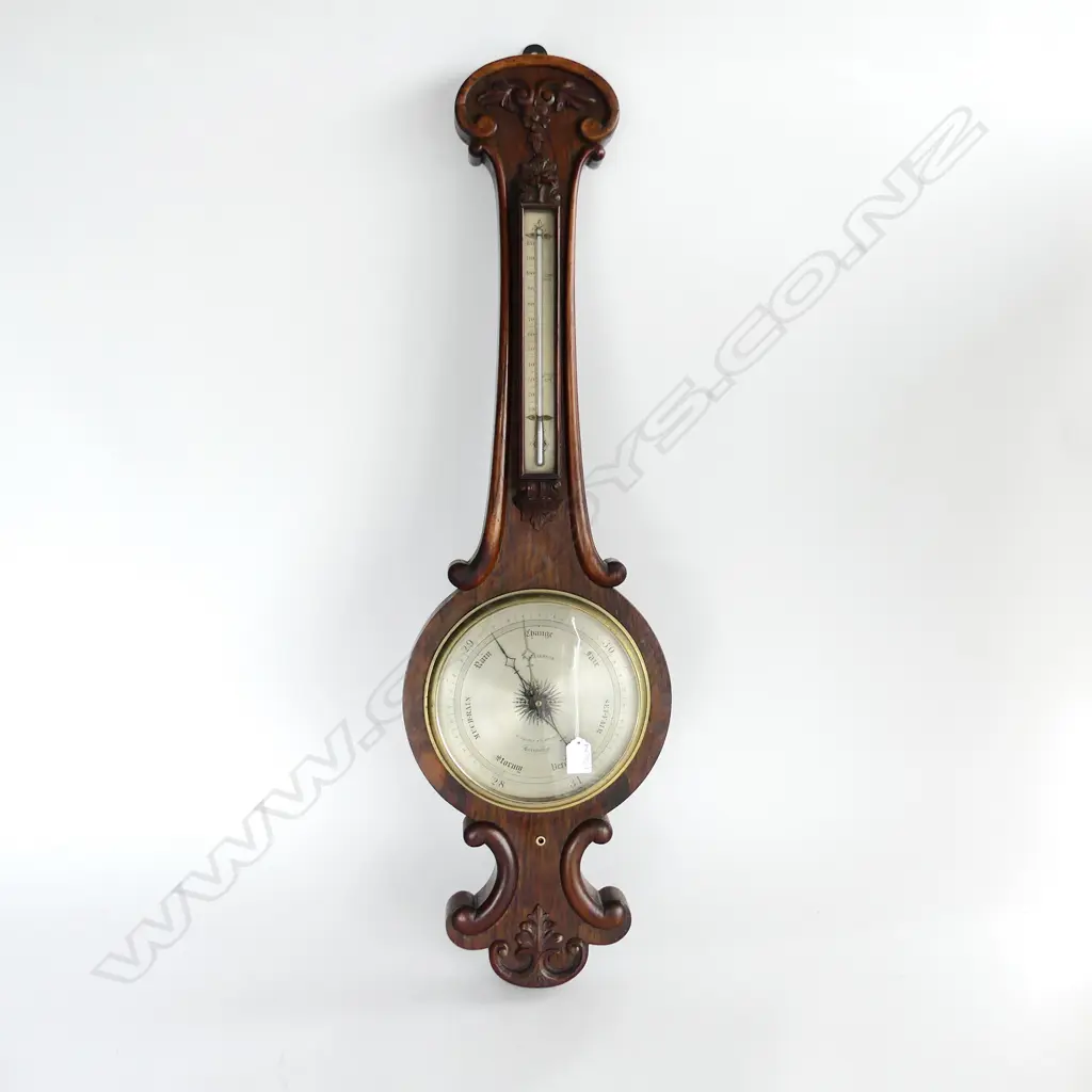ANTIQUE BAROMETER - P. STEVENSON EDINBURGH H.920mm Image 1++