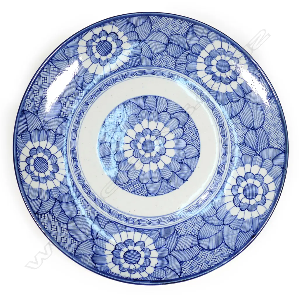 LGE JAPANESE SHALLOW B/W BOWL Dia.480mm Image 1++