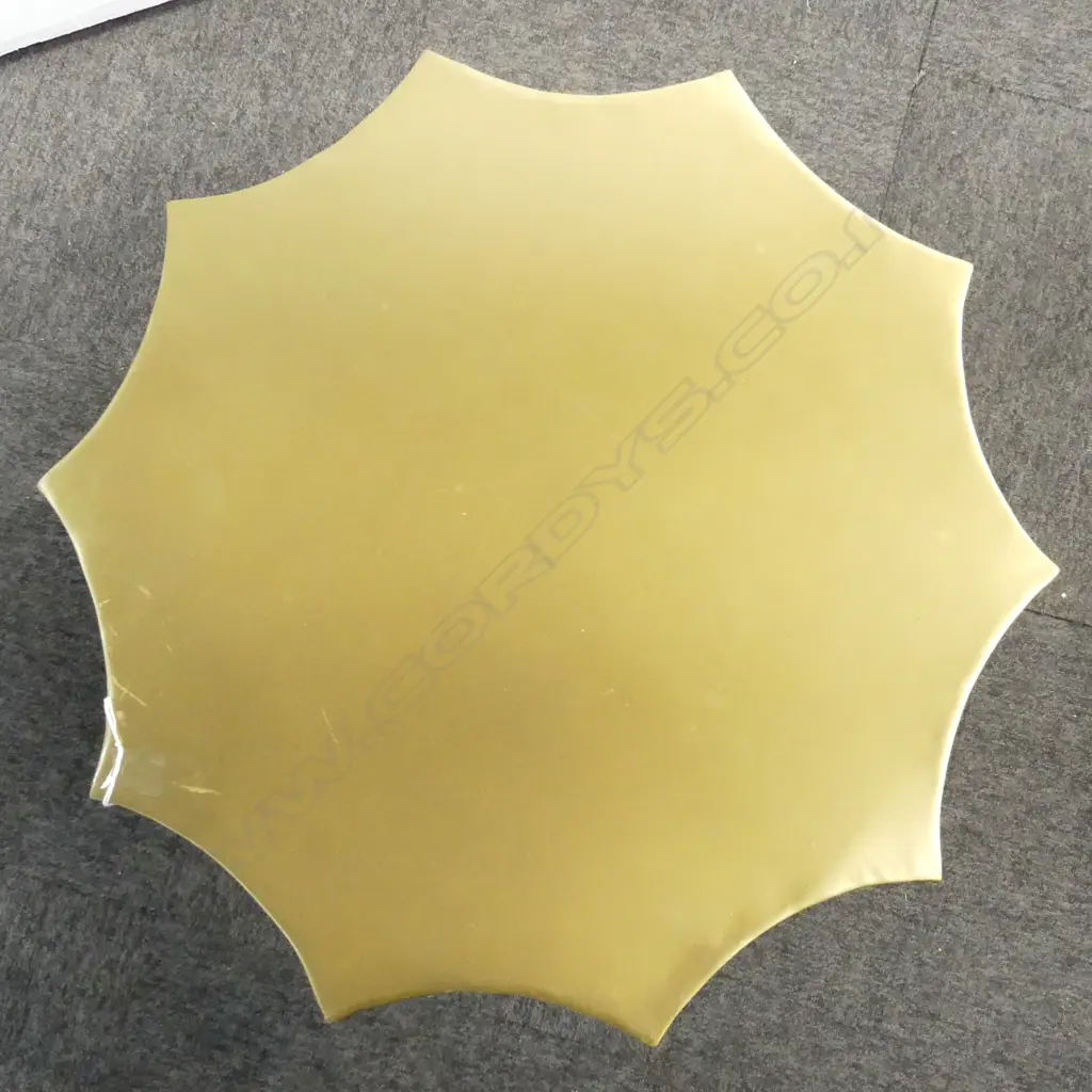 CONTEMPORARY GOLD METAL SIDE TABLE H.455mm / 600mm dia Image 1++