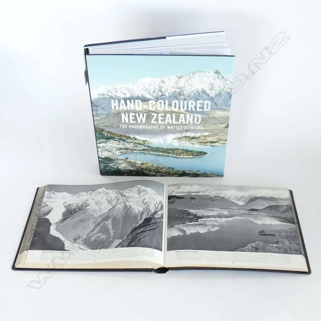 2 BOOKS ON WHITES AVIATION; HAND COLOURED NZ / PICTORIAL REFERENCE Image 1++