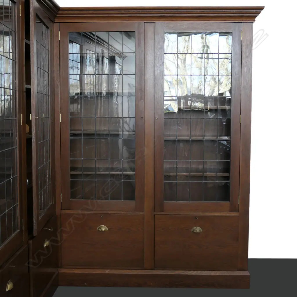 LG CUSTOM OAK BOOKCASE BY C. F. NEARY FURNITURE... Image 1++