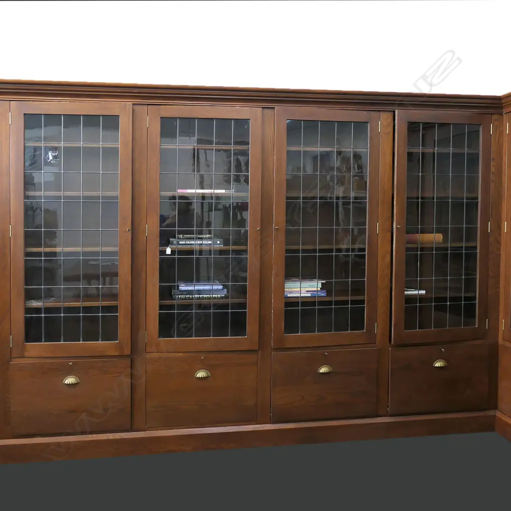 LG CUSTOM OAK BOOKCASE BY C. F. NEARY FURNITURE... Image 1++