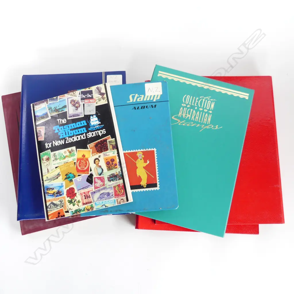 BOX 7 ASST. STAMP ALBUMS Image 1++