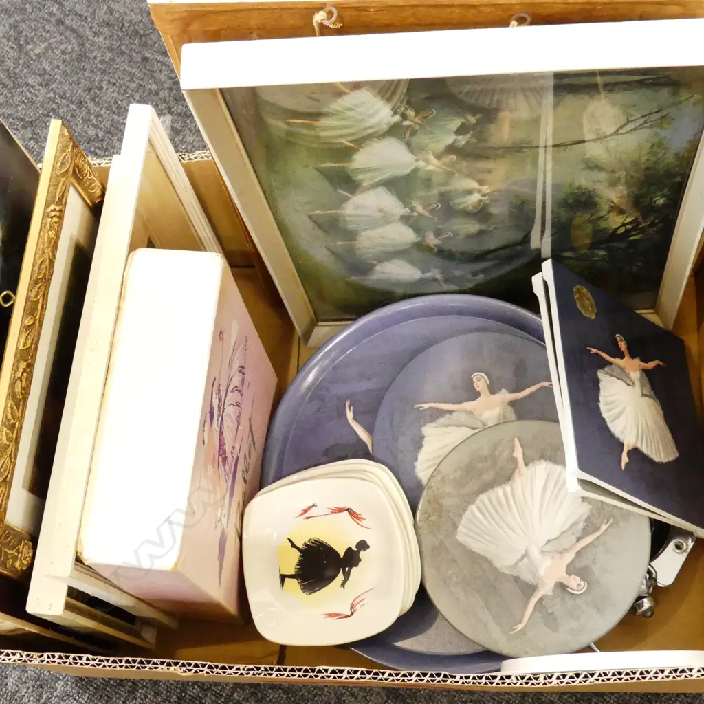 BOX LOT BALLET PRINTS ETC Image 1++