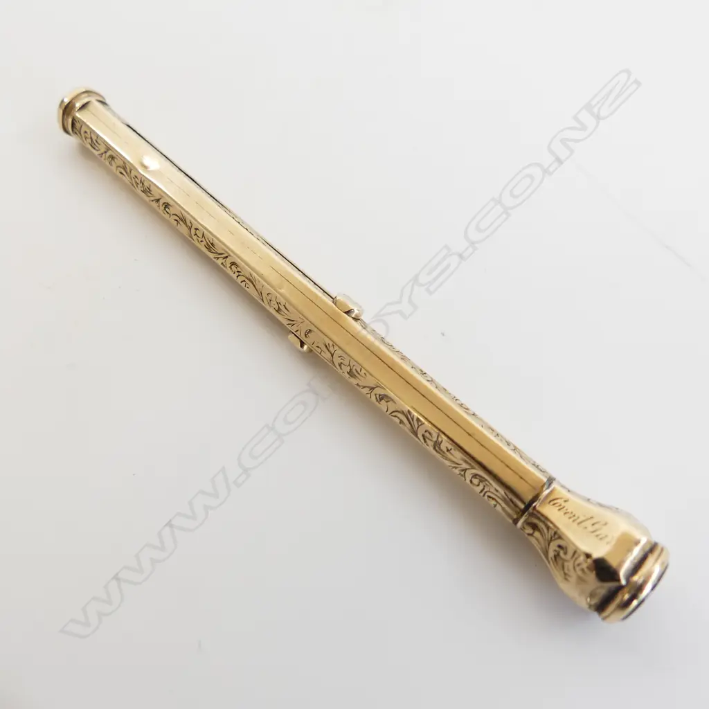 9CT ? PEN PENCIL L100mm 12grms Image 1++