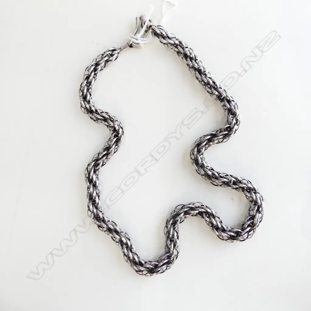 SILVER CHAIN NECKLACE 59gm Image 1++