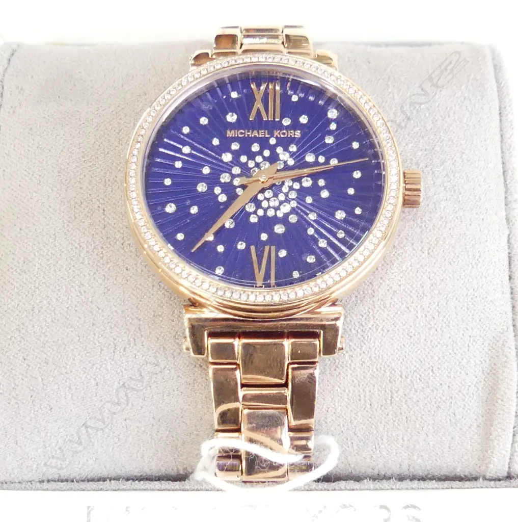 MICHAEL KORS QUARTZ WATCH, NEW WITH BOX, WORKING  Image 1++