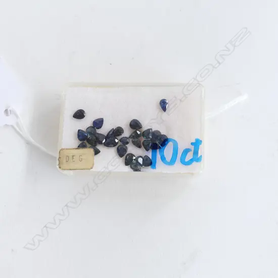BOX ASST NAVETTE / MARQUISE CUT SAPPHIRES, 10CT