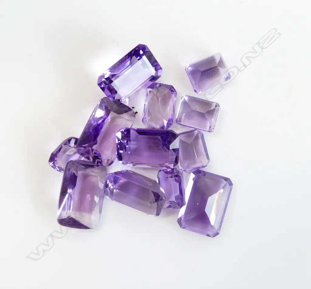 BAG RECTANGULAR AMETHYSTS  Image 1++