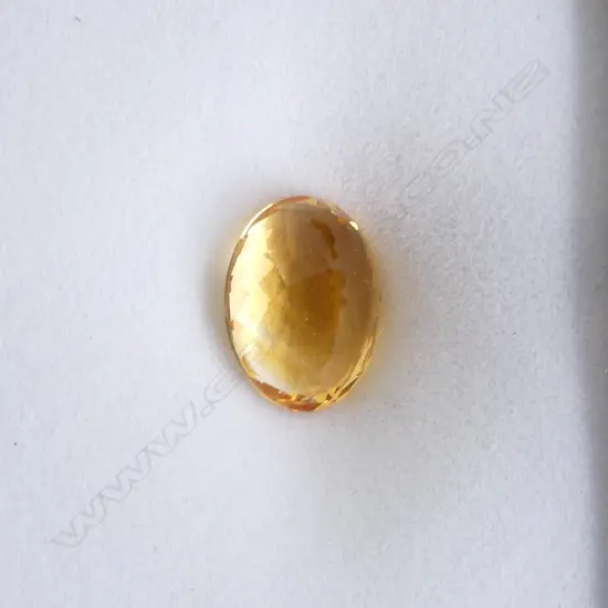 10CT OVAL CITRINE, WITH AIG REPORT 