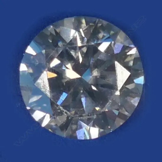MOISSANITE GEMSTONE - ROUND BRILLIANT, 2CT - WITH GRA REPORT