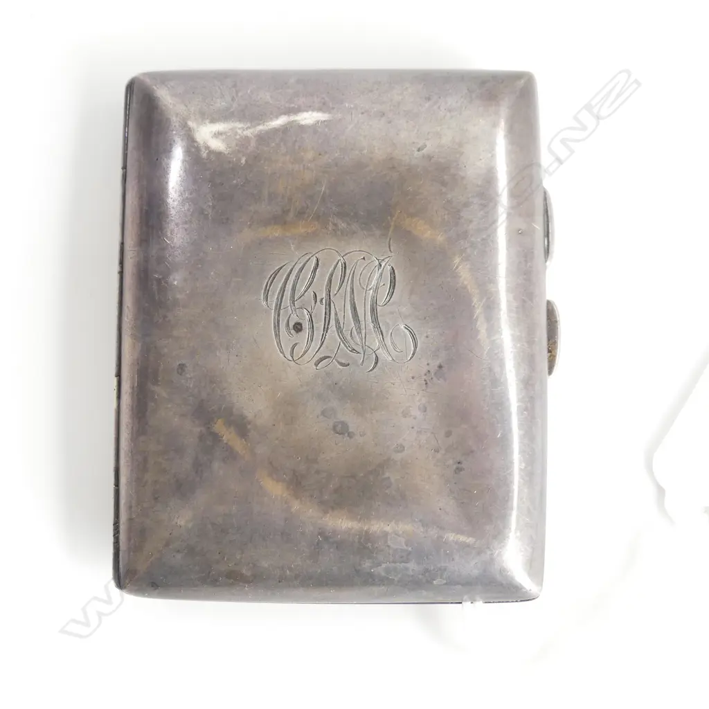 S/SILVER CIG CASE L85MM 35grms Image 1++